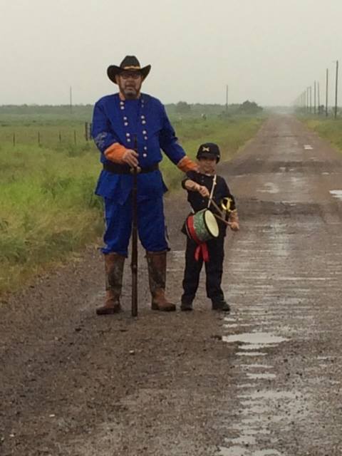 Reenacting the Battle of Palmito Hill Ranch near Boca Chica, TX